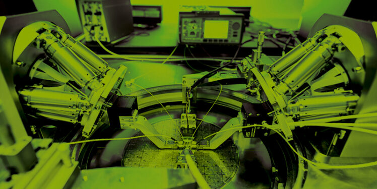 Darstellung Mikroelektronik Produktion